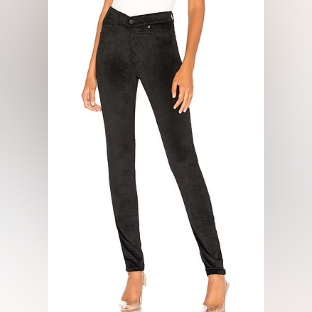 Dr. Denim Plenty Jeans In Deep Black Velvet